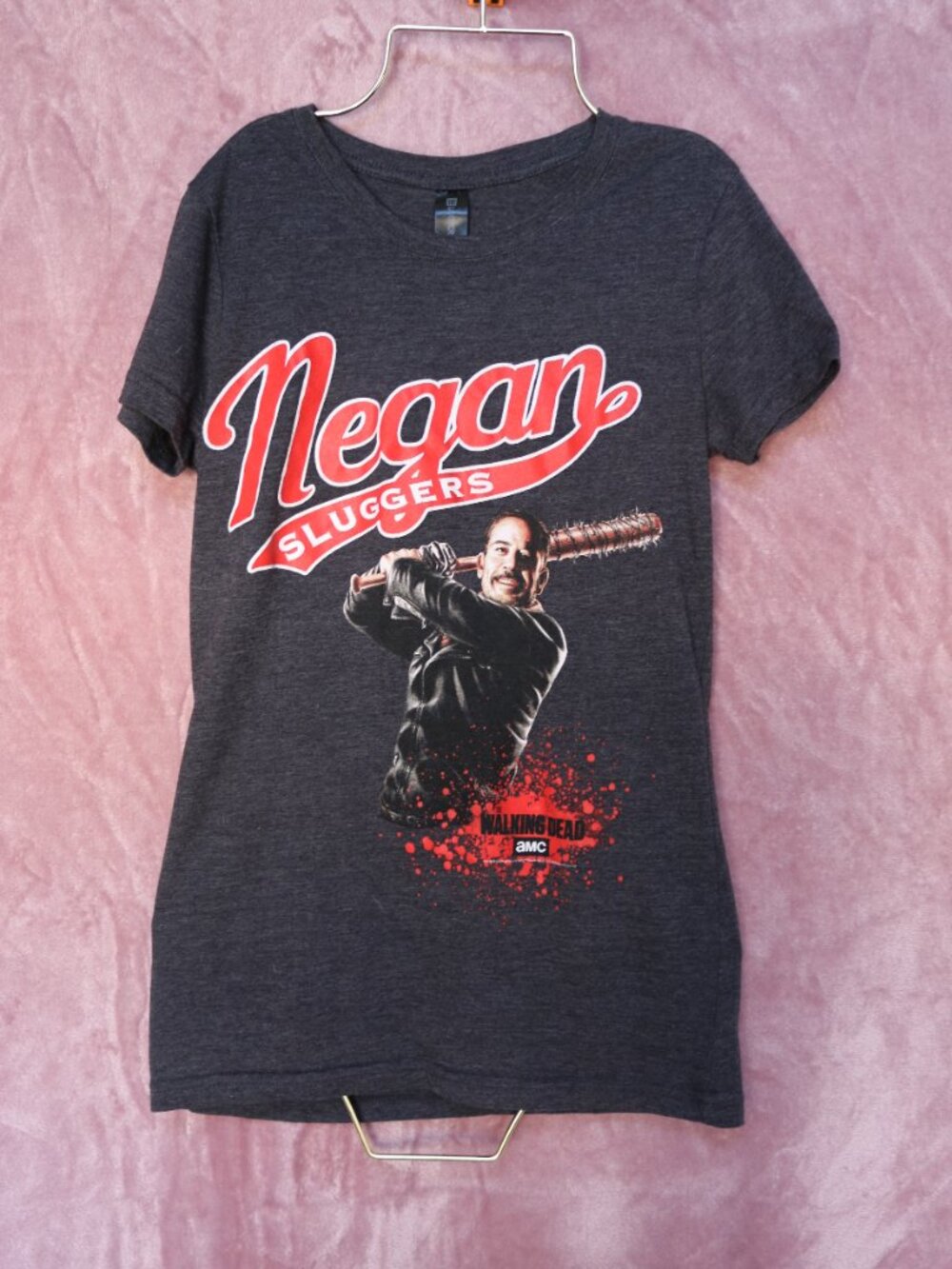 Loot Crate x The Walking Dead Negan Sluggers Shirt AMC 2016 Lucille Graphic 🧟♂